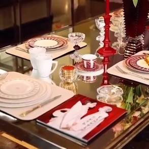 Vajillas Baccarat - Arcadia Roja - Arcadia Gold