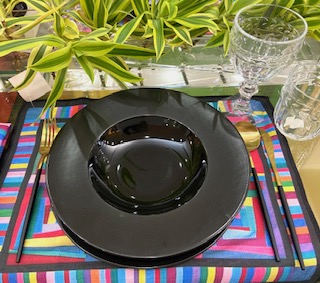 VAJILLA BLACK ONIX