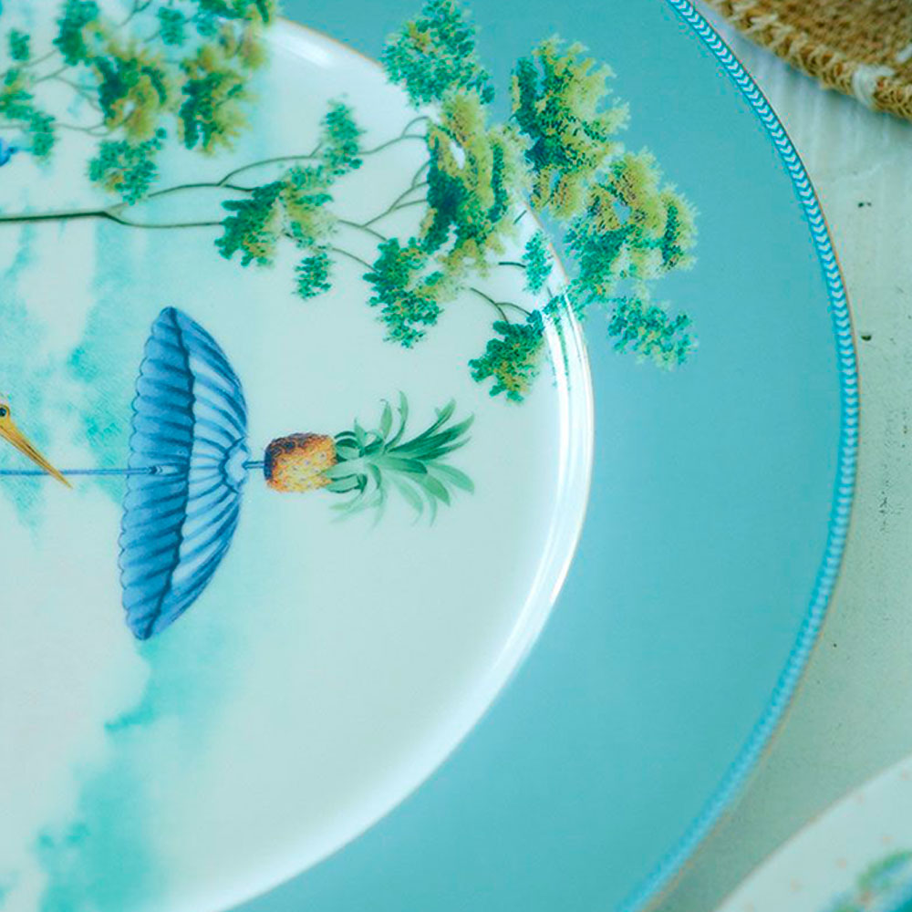 PLATO DE FONDO AZUL JOLIE