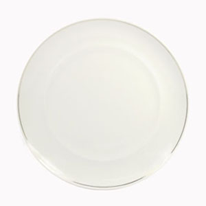 PLATO POSTRE. ACCENT PLATINUM