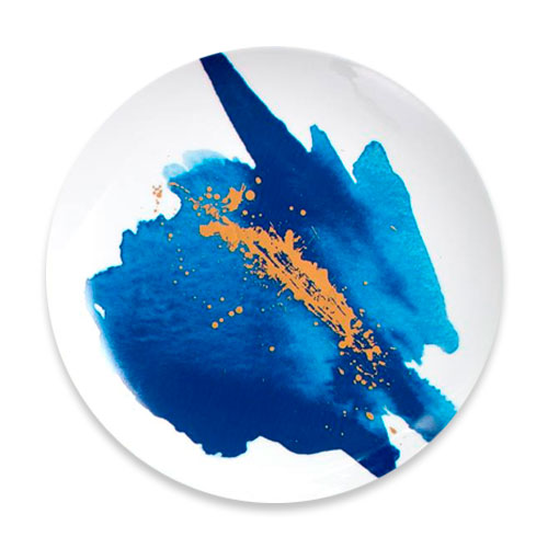 PLATO POSTRE SOHO AZUL