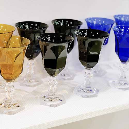 COPA DE CRISTAL SINTETICO NEGRA