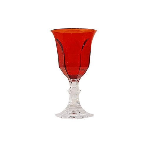 COPA DE CRISTAL SINTETICO ROJA