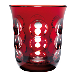 VASO ROJO CHRISTOFLE KAWALI