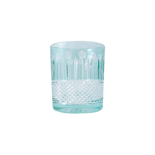 VASO BAJO DE CRISTAL AQUA