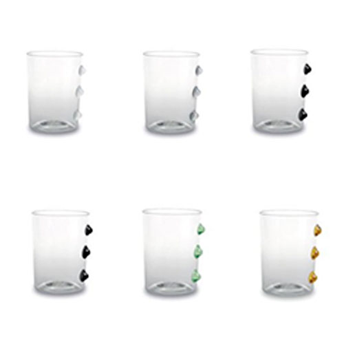 SET DE 6 VASOS BAJOS PETONI