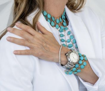 Pulsera azul Caribe