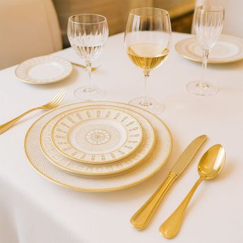 VAJILLA BACCARAT ARCADIA GOLD & PLATI