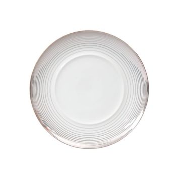 PLATO POSTRE. ACCENT PLATINUM