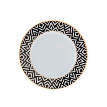 PLATO DE POSTRE ART DECO