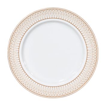 PLATO HONDO GREY ART NOVEAU