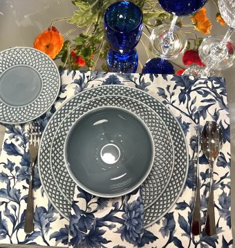 SET DE MESA BICOS GRIS CLARO