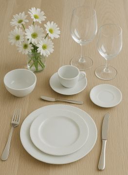 SET DE MESA BICOS GRIS OSCURO