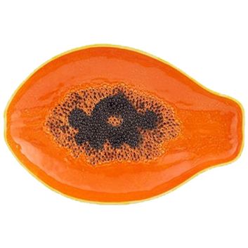 BANDEJA OVAL MEDIANA PAPAYA