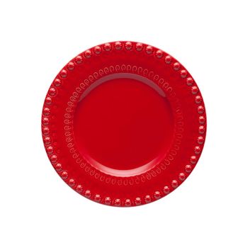 PLATO POSTRE ROJO FANTASY
