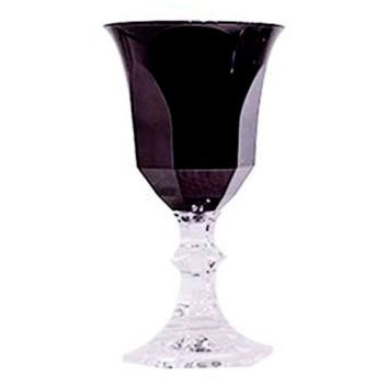 COPA DE CRISTAL SINTETICO NEGRA