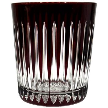 VASO BAJO DE CRISTAL RUBY