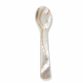 CUCHARA DE NACAR PEQUEÑA BEIGE