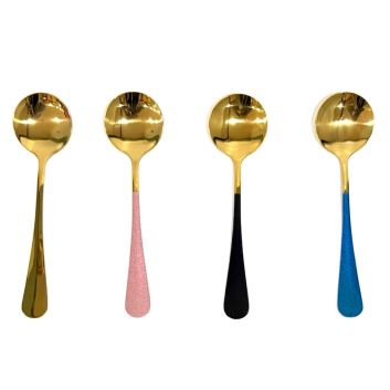 SET DE 4 CUCHARAS BICOLOR MULTICOLOR
