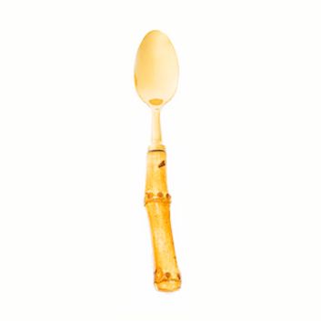SET 6 PIEZAS CUCHARAS DE CAFE BAMBOO GOLD