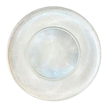 PLATO DE FONDO TRANSPARENTE GRACE