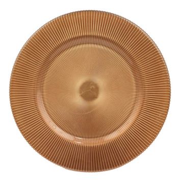 PLATO DE FONDO COBRE COOPER MIRROR