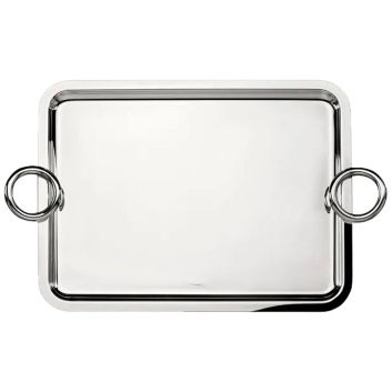 BANDEJA CHRISTOFLE RECTANGULAR 43X31CM VERTIGO