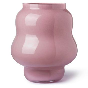 FLORERO GRANDE YURI CURVY ROSA CLARO