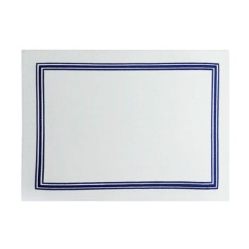 INDIVIDUAL RECTANGULAR BORDADO AZUL AZUL