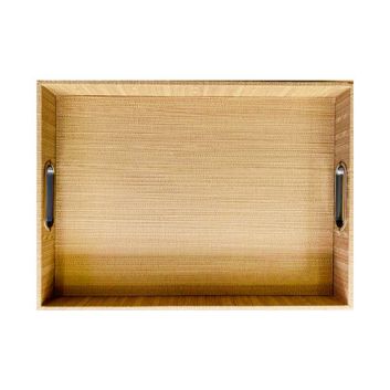 BANDEJA RECTANGULAR CON ASAS DE METAL VICTORIA NAVY