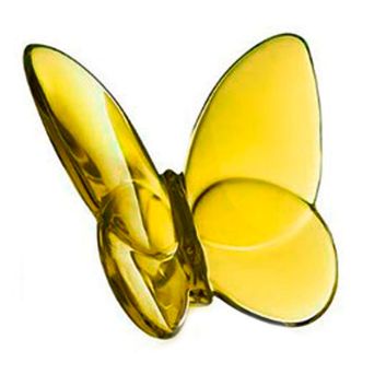 MARIPOSA DE CRISTAL BACCARAT AMBAR