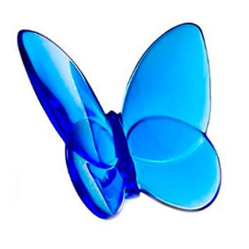 MARIPOSA DE CRISTAL BACCARAT AZUL