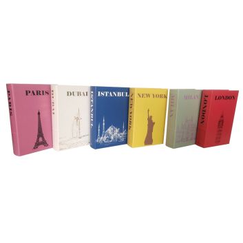 LIBROS DECORATIVOS CITIES