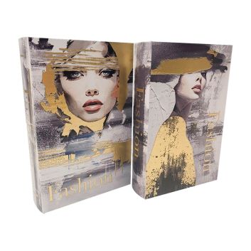 LIBRO DECORATIVO GOLD FASHION