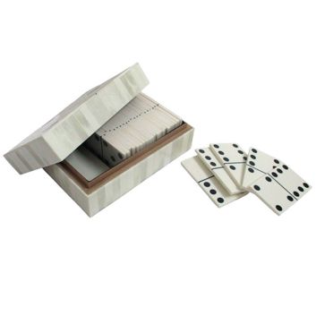 JUEGO DE DOMINOS BLANCO PEQ