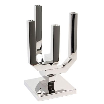 CANDELABRO 4 BRAZOS NICKEL
