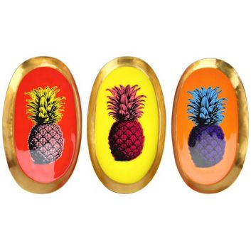 BANDEJA OVAL PINEAPPLE PARTY
