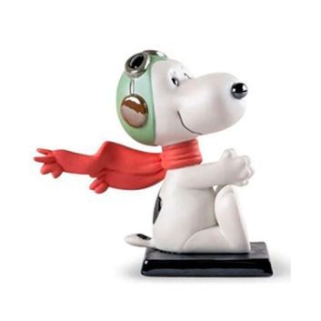ESCULTURA SNOOPY FLYING ACE