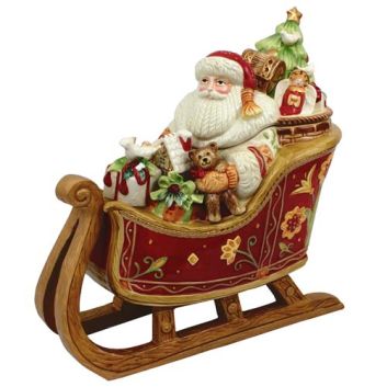GALLETERA DE SANTA CON TRINEO HAPPY CHRISTMAS