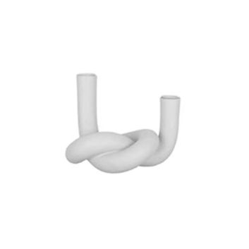 CANDELABRO NUDO DOBLE WHITE