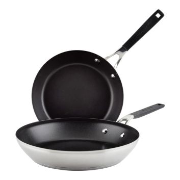 SET DE 2 SARTENES ACERO INOXIDABLE KITCHENAID