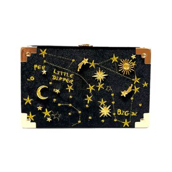 CLUTCH CON BROCHE ROSA POW