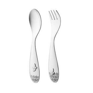 SET DE 2 CUBIERTOS CHRISTOFLE BEEBEE