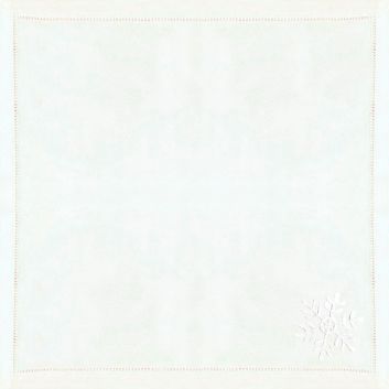 SERVILLETA DE TELA BORDADA SNOW FLAKE