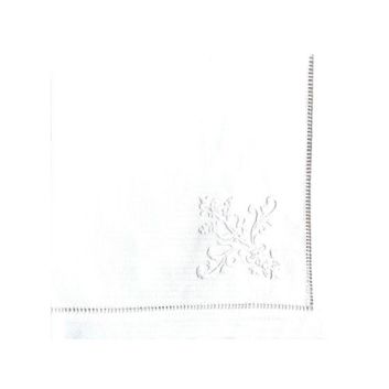 SERVILLETA BORDADA ORNAMENT WHITE
