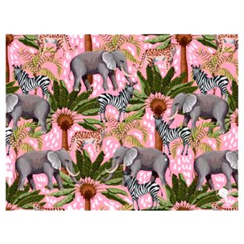 INDIVIDUAL DE PAPEL PINK JUNGLE