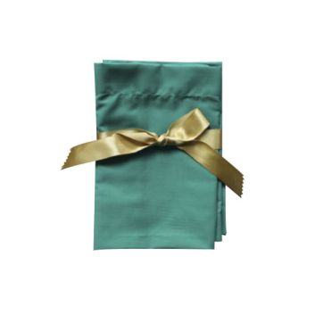 SET 4 SERVILLETAS DE TELA VERDE NAVIDAD