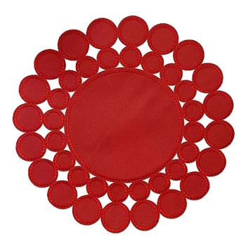 INDIVIDUAL LONA AROS VINO TINTO