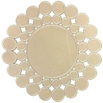 INDIVIDUAL LONA AROS GRIS CLARO