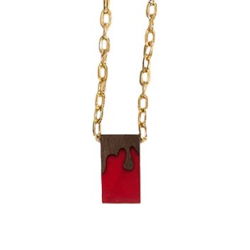 COLLAR DIJE PIEDRA MEDIANO